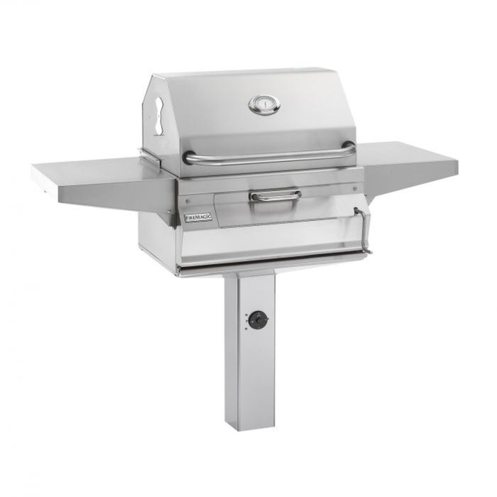 Fire Magic 24" Legacy Charcoal Grill On In-Ground Post - 22-SC01C-G6