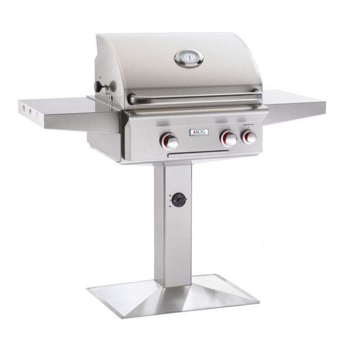 American Outdoor Grill 24" T-Series Post Model Gas Grill On Pedestal - 24NPT