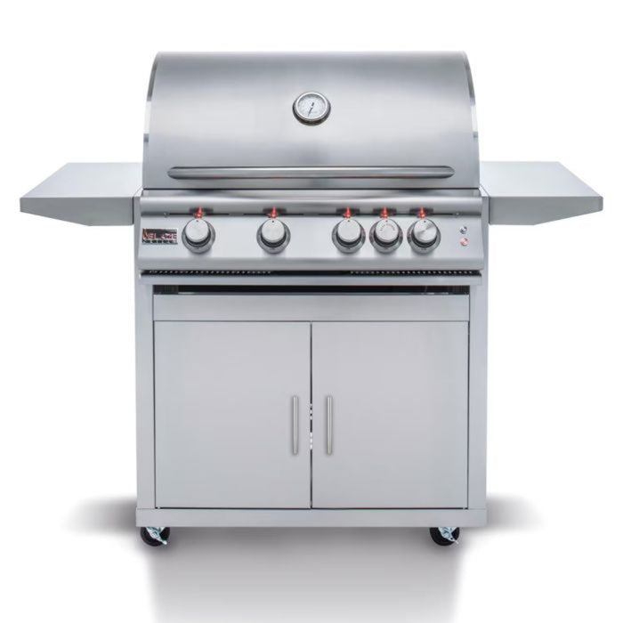 Blaze 32" Marine Grade Freestanding Gas Grill with Lights - BLZ-4LTE2MG-FS