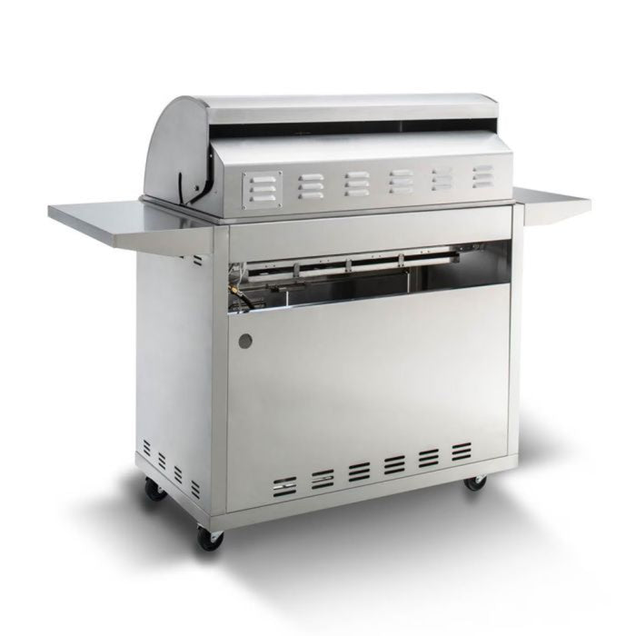 Blaze 32" Marine Grade Freestanding Gas Grill with Lights - BLZ-4LTE2MG-FS