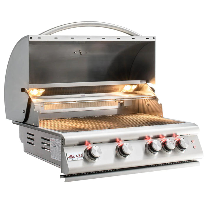 Blaze 32" Marine Grade Built-In Gas Grill with Lights - BLZ-4LTE2MG