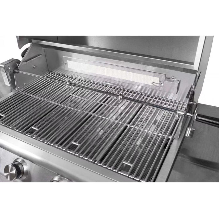 Blaze 32" Rotisserie Kit For Charcoal & 4-Burner Gas Grills - BLZ-34-ROTIS-SS