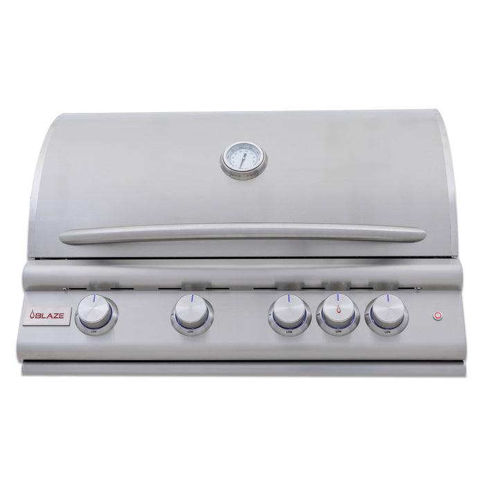 Blaze 32" Premium LTE+ Freestanding Gas Grill with Lights - BLZ-4LTE3-FS