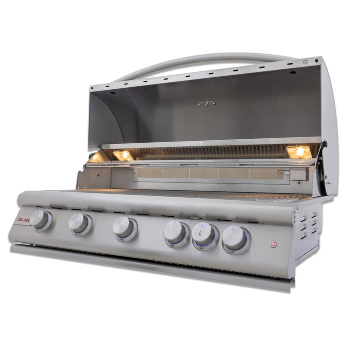 Blaze 40" Premium LTE+ Built-In Gas Grill with Lights - BLZ-5LTE3