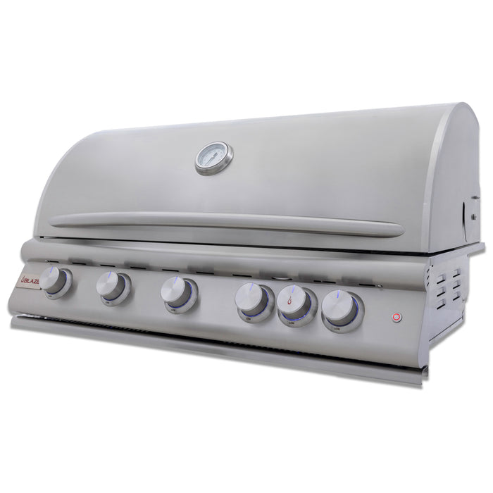 Blaze 40" Premium LTE+ Freestanding Gas Grill with Lights - BLZ-5LTE3-FS