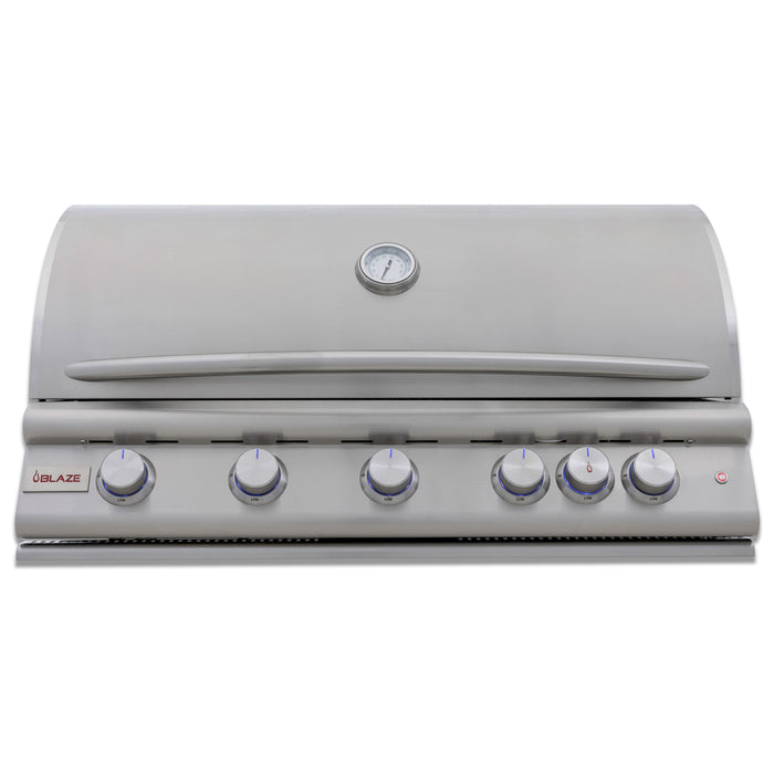 Blaze 40" Premium LTE+ Freestanding Gas Grill with Lights - BLZ-5LTE3-FS