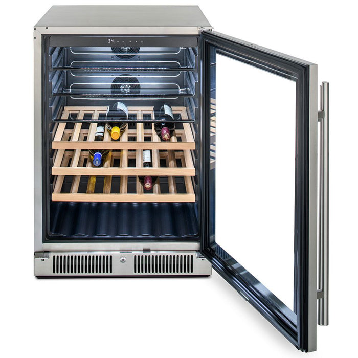 Blaze 24" Glass Front Outdoor Beverage Cooler - BLZ-GDBEV-5.5