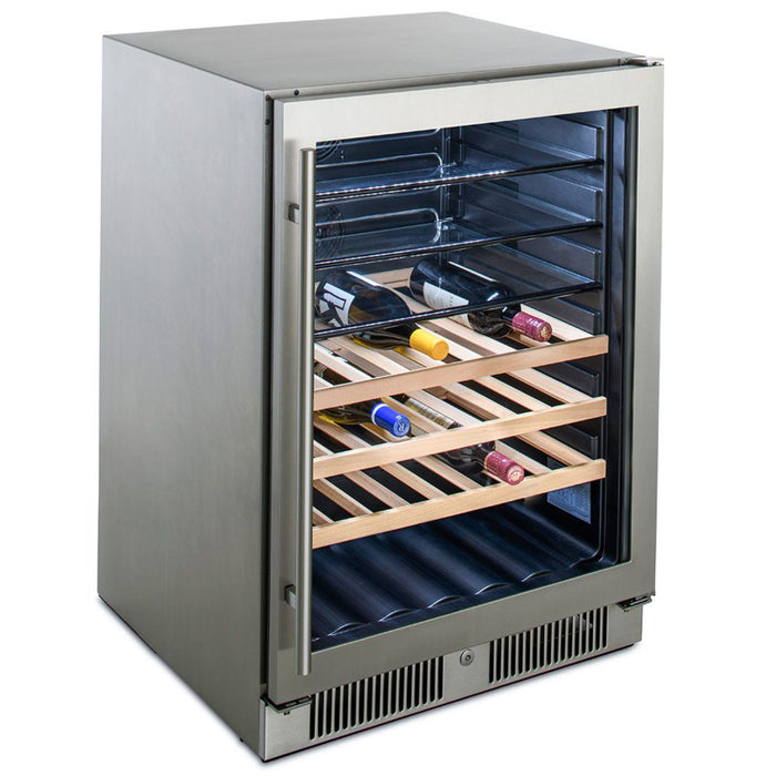 Blaze 24" Glass Front Outdoor Beverage Cooler - BLZ-GDBEV-5.5