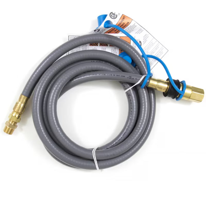 Blaze 10 Ft. Natural Gas and Bulk Propane Hose with Quick Disconnect - BLZ-NG-HOSE