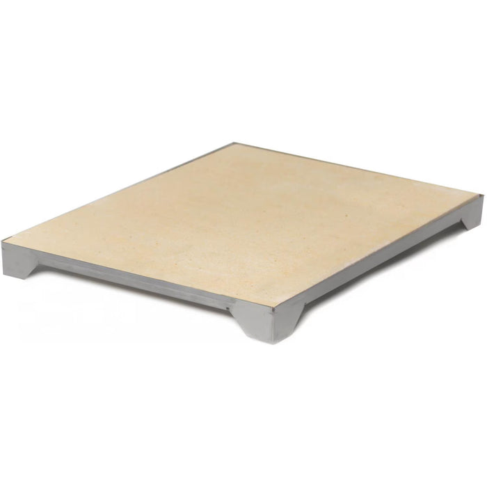 Blaze 14.75" Ceramic Pizza Stone With Stainless Steel Tray - BLZ-PZST