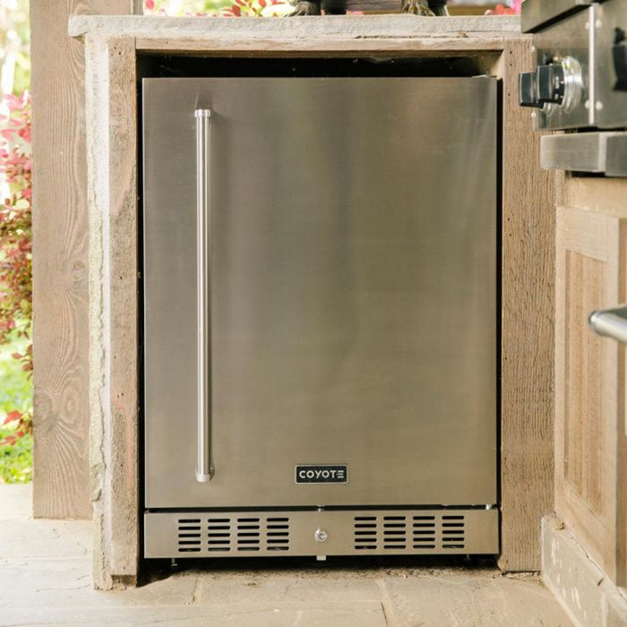 Coyote 24" Stainless Steel Refrigerator - C1BIR