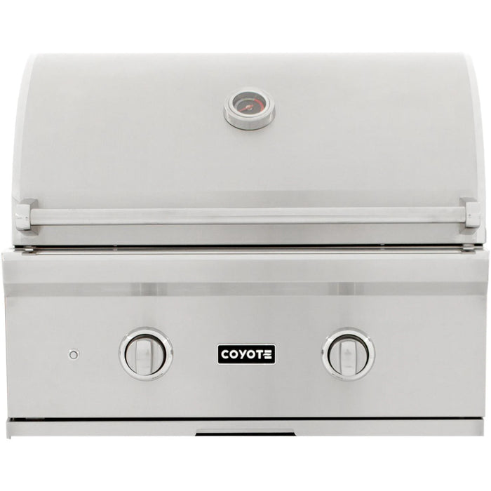 Coyote 28" C-Series Stainless Steel Built-In Grill with Infinity Burners - C1C28