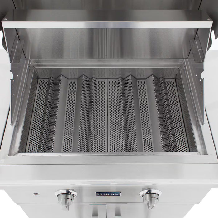 Coyote 28" C-Series Stainless Steel Freestanding Grill with Infinity Burners - C1C28-FS