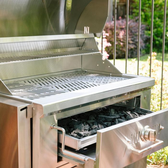 Coyote 36" Freestanding Charcoal Grill - C1CH36-FS