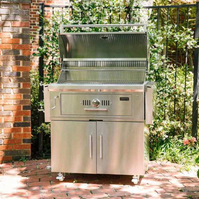 Coyote 36" Freestanding Charcoal Grill - C1CH36-FS