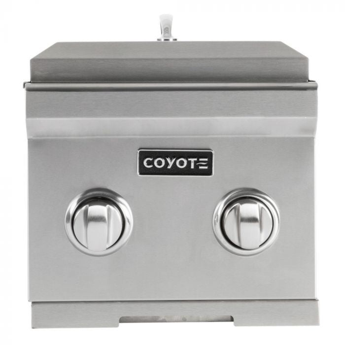 Coyote Stainless Steel Built-In Double Side Burner - C1DB