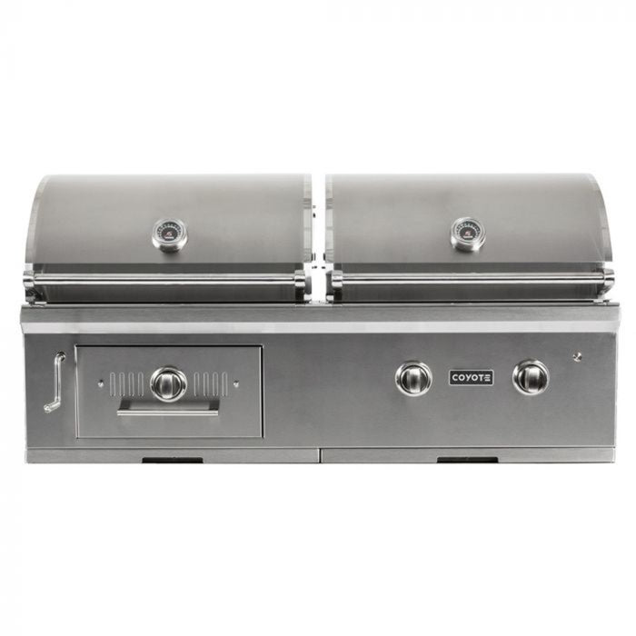 Coyote 50" Built-In Gas & Charcoal Hybrid Grill - C1HY50