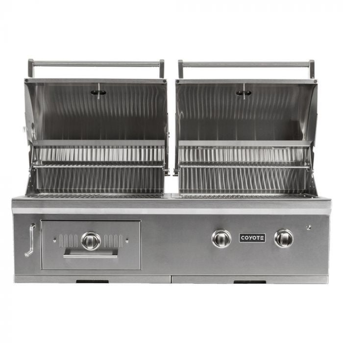 Coyote 50" Built-In Gas & Charcoal Hybrid Grill - C1HY50