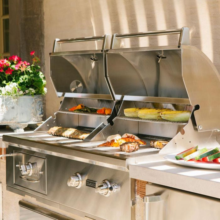 Coyote 50" Built-In Gas & Charcoal Hybrid Grill - C1HY50