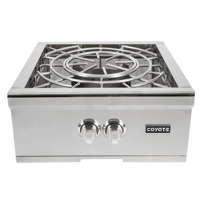 Coyote Stainless Steel Built-In Power Burner - C1PB