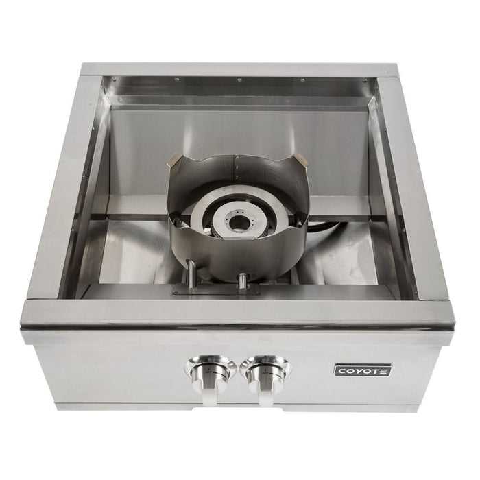 Coyote Stainless Steel Built-In Power Burner - C1PB