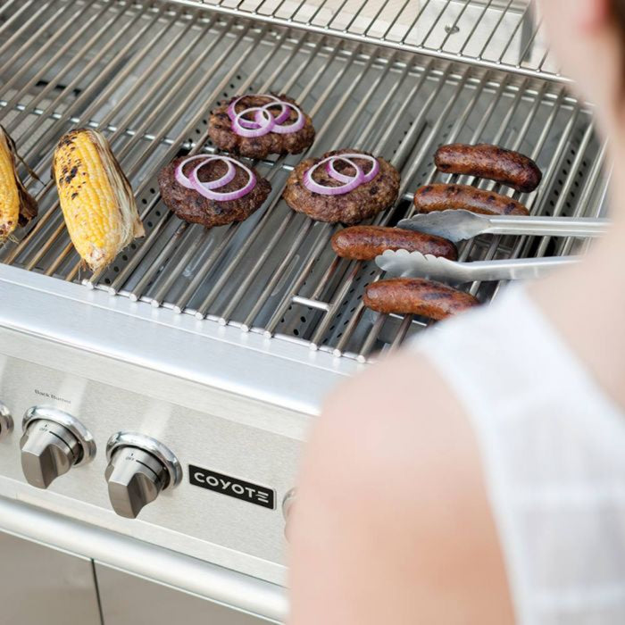 Coyote 36" S-Series Built-In Grill with I-Burners, Infrared Sear Burner and Rotisserie - C1S36