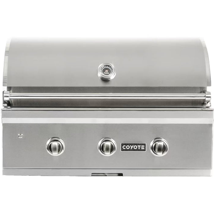 Coyote 34" C-Series Stainless Steel Built-In Grill With Infinity Burners - C2C34