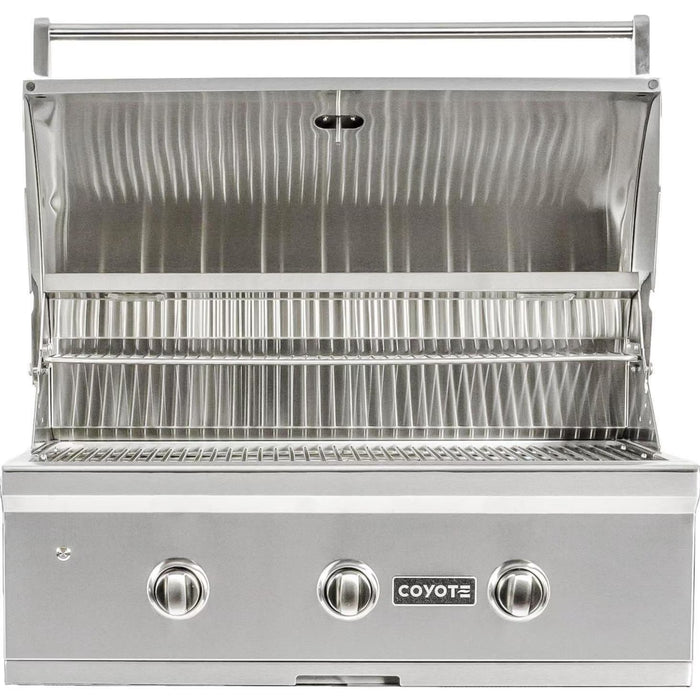 Coyote 34" C-Series Stainless Steel Built-In Grill With Infinity Burners - C2C34