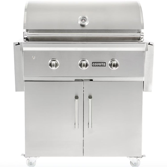 Coyote 34" C-Series Stainless Steel Freestanding Grill With Infinity Burners - C2C34-FS