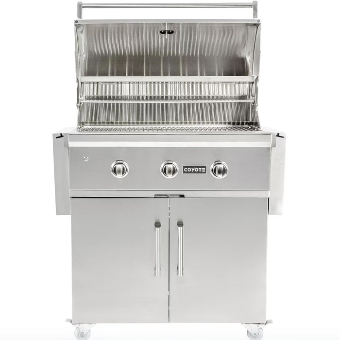 Coyote 34" C-Series Stainless Steel Freestanding Grill With Infinity Burners - C2C34-FS