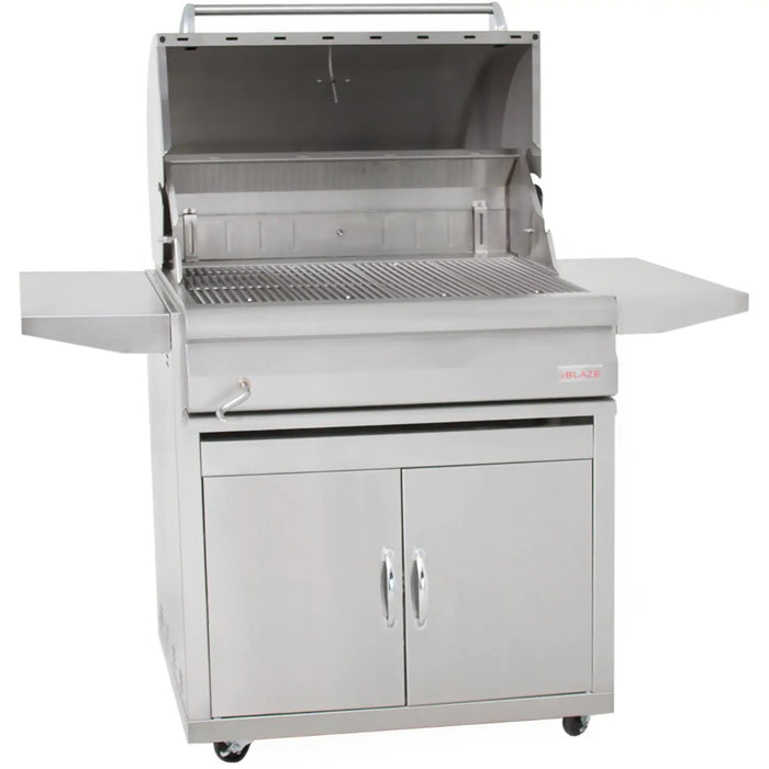 Blaze 32" Freestanding Charcoal Grill with Adjustable Charcoal Tray - BLZ-4-CHAR-FS