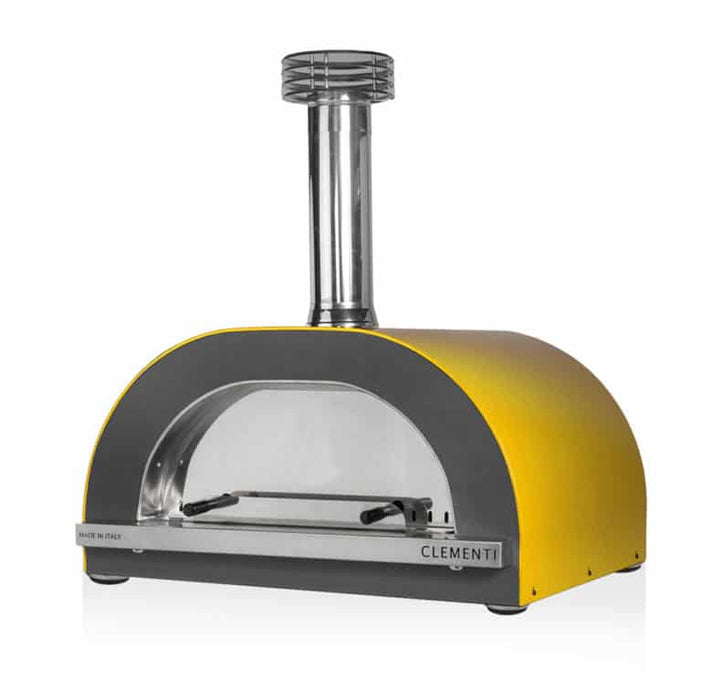 Clementi Family Gold Gas Wood Fired Pizza Oven