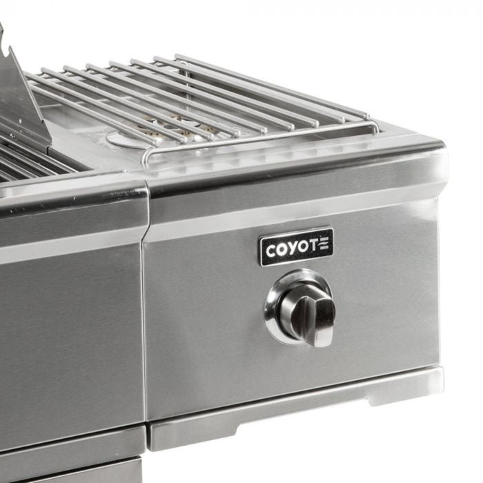 Coyote Stainless Steel Cart Mounted Single Side Burner - C1CS