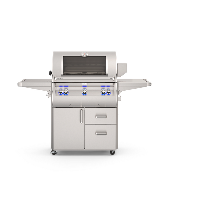 Fire Magic 30" Echelon Diamond Freestanding Analog Grill With Magic Window- E660S-8EA-62-W