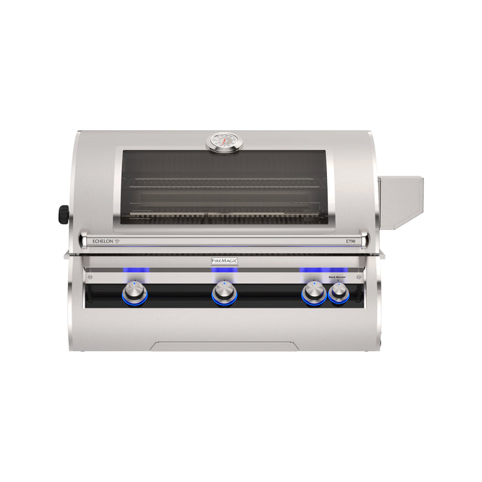 Fire Magic 36" Echelon Diamond Built-In Grill With Analog Thermometer and Magic Window - E790i-9EA-W