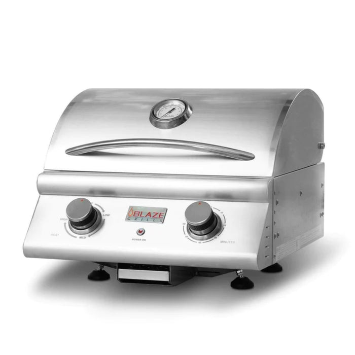 Blaze 21" Electric Grill With Pedestal BLZ-ELEC-21-FS