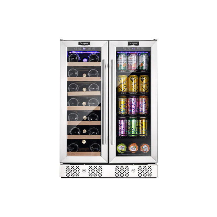 Empava BR03D 24" Dual Zone Wine and Beverage Cooler - EMPV-BR03D