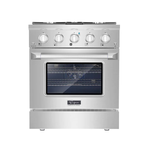 Empava 30GR07 Pro-Style Slide-In Single Oven Gas Range 30" - EMPV-30GR07