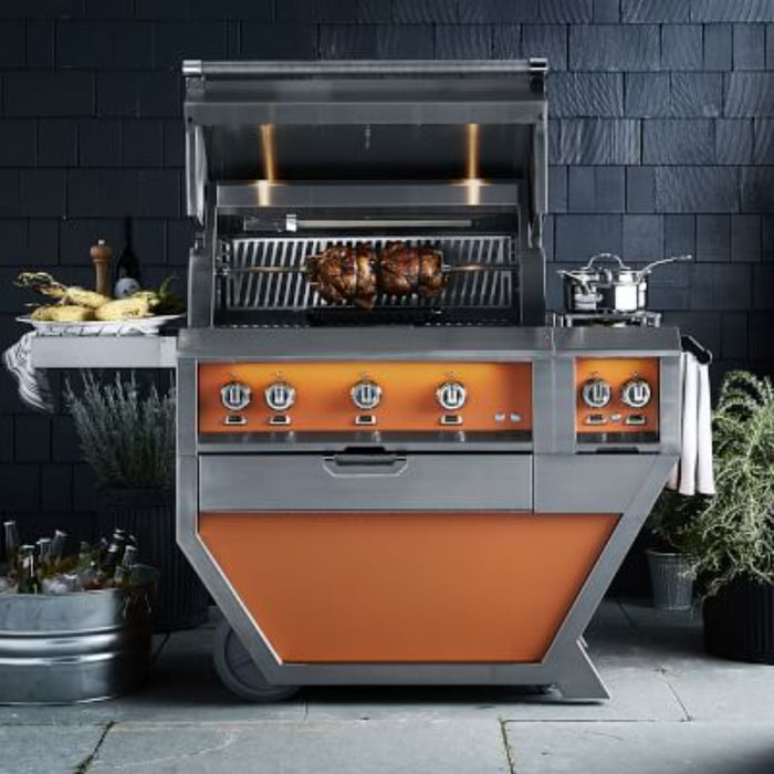 Hestan 36" Deluxe Freestanding Grill With Double Side Burner - GBR36CX2