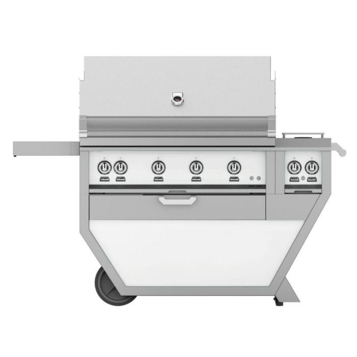 Hestan 42" Deluxe Freestanding Grill with Double Side Burner - GBR42CX2