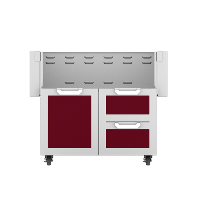 Hestan 36" GCR Series Outdoor Tower Cart with Door & Double Drawer - GCR36