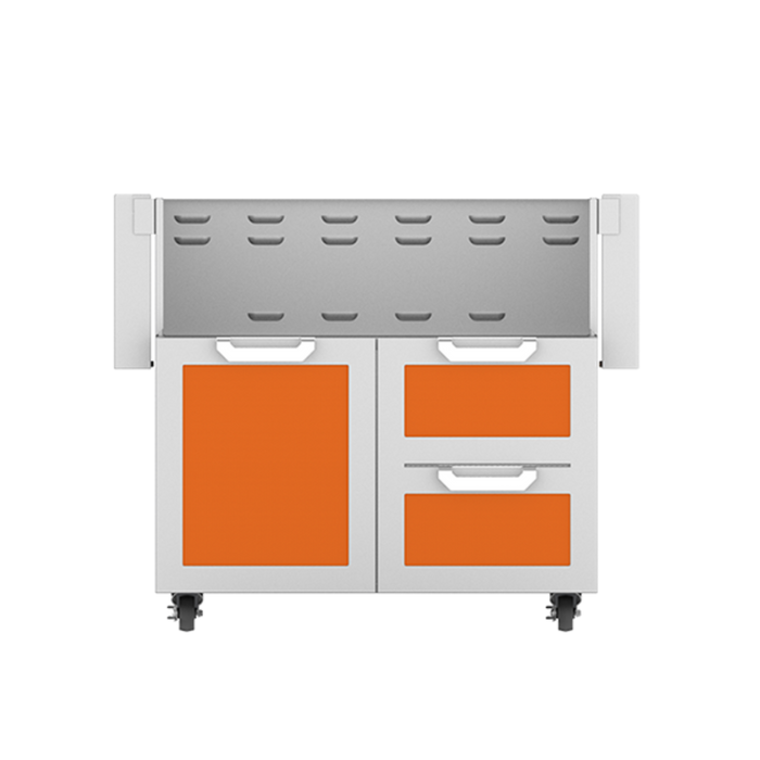 Hestan 36" GCR Series Outdoor Tower Cart with Door & Double Drawer - GCR36