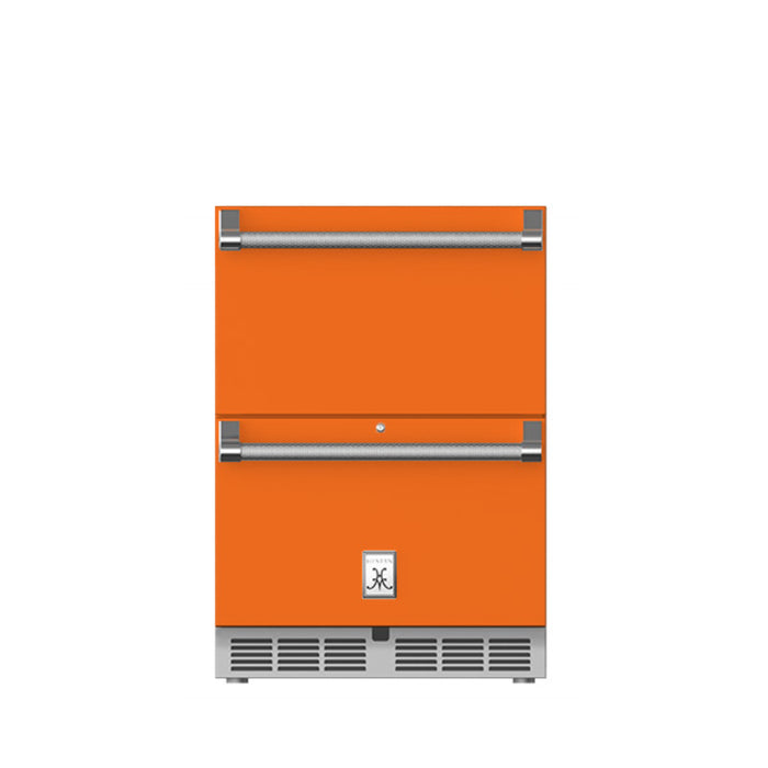 Hestan 24" Outdoor Refrigerator with Drawers and Lock - GRR24