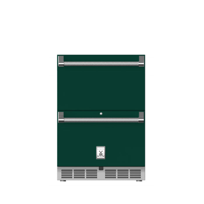 Hestan 24" Outdoor Refrigerator with Drawers and Lock - GRR24