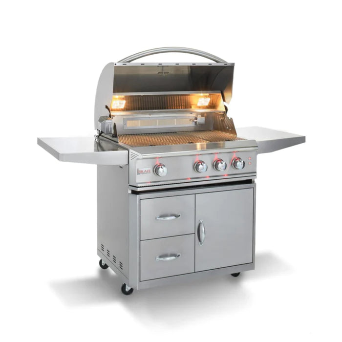 Blaze 34" Professional LUX Freestanding Gas Grill - BLZ-3PRO-FS