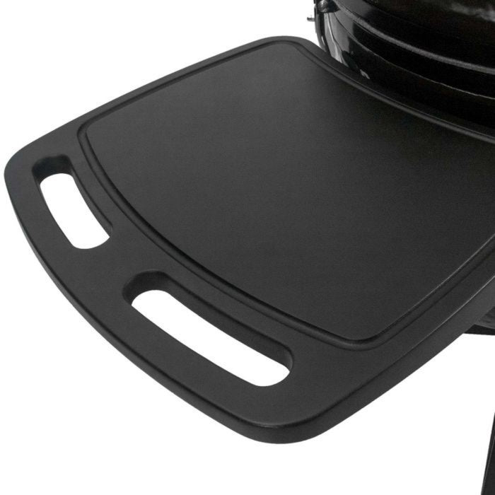 Primo Junior Oval Ceramic Charcoal All-In-One Kamado Grill Head on Wheeled Cradle - PGCJRC