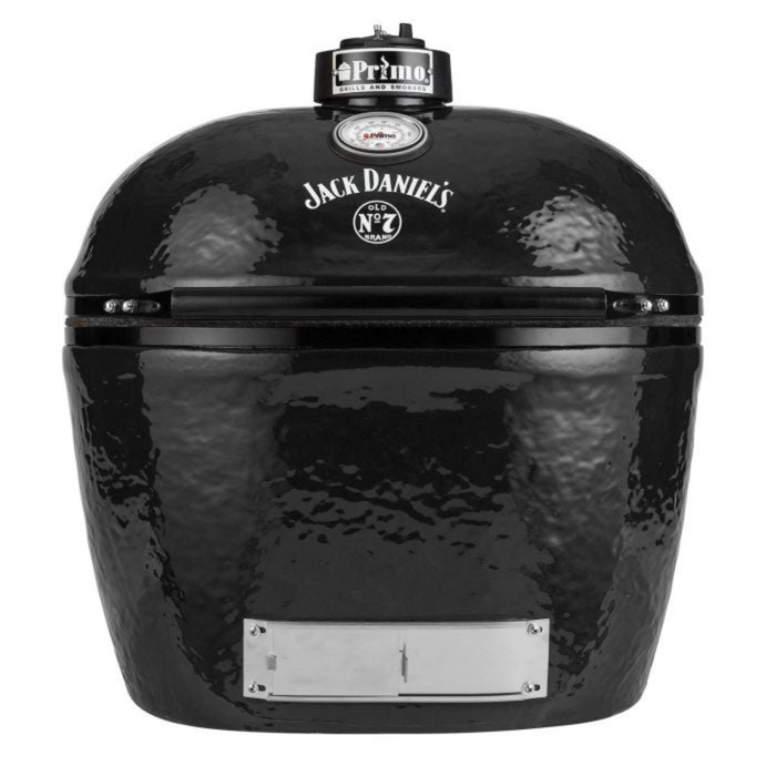 Primo Jack Daniel's Edition Extra Large Oval Ceramic Charcoal Kamado Grill - PGCXLHJ