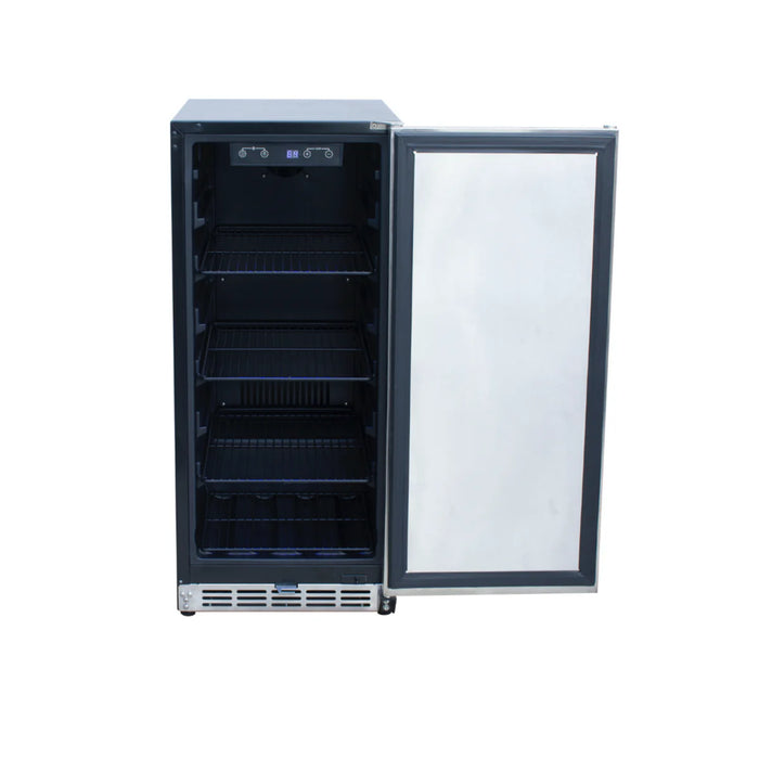 Summerset 15" Outdoor Rated Refrigerator with Stainless Steel Door - RFR-15S