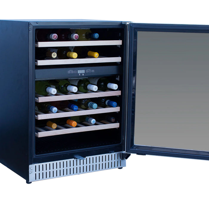 Summerset 24" Outdoor Rated Dual Zone Wine Cooler - RFR-24WD