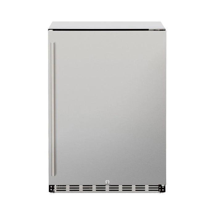 Summerset 24" Deluxe Outdoor Refrigerator, 5.3 Cubic Feet - SSRFR-24D